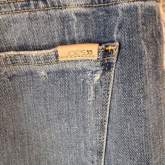 Joe's Jeans Women's 28 The Milla High Rise Straight Ankle Distressed Light Wash‎ - Picture 9 of 16